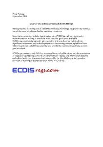 thumbnail of Quarter of a million downloads for ECDISRegs – September 2014